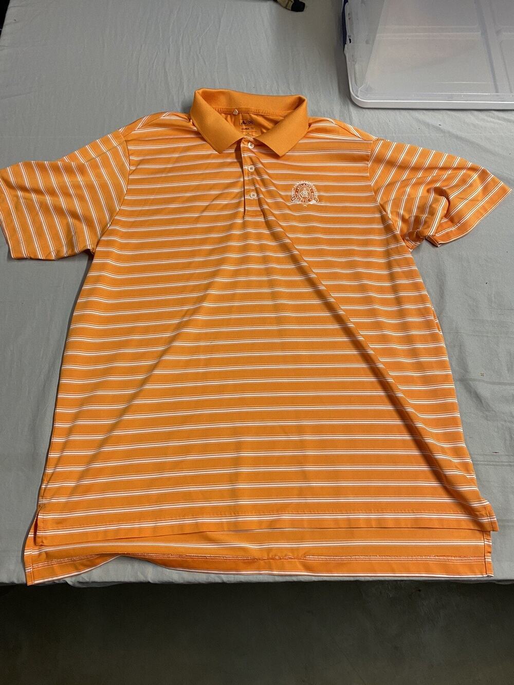 2011 PGA Championship Atlanta Athletic Club Mens Polo XL Stripe Orange Golf